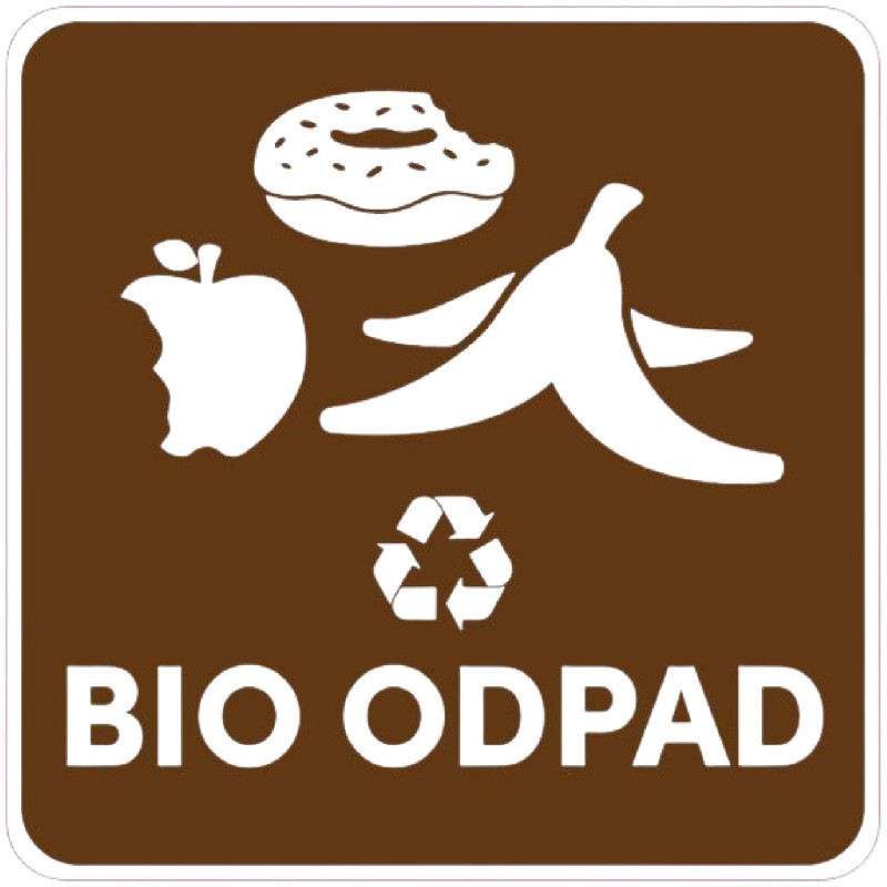 Samolepka/nálepka/označenie na separovaný odpad – BIO ODPAD Ponuka - Cena - Predaj Samolepka/nálepka/označenie na separovaný odpad – BIO ODPAD