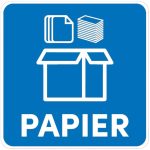 Ponuka - Cena - Predaj Samolepka na separovaný odpad – PAPIER