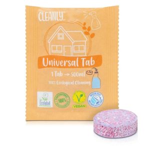 CleanlyEco čistiaca tableta UNIVERZAL – prírodný čistiaci prostriedok bez plastu, vyrobený na Slovensku