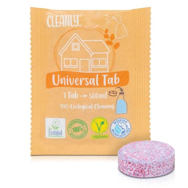 CleanlyEco čistiaca tableta UNIVERZAL – prírodný čistiaci prostriedok bez plastu, vyrobený na Slovensku