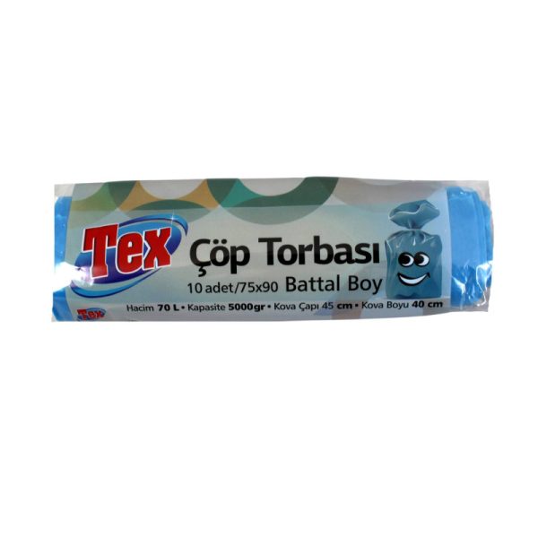 Ponuka - Cena - Predaj TEX HDPE vrecia modré 750x900/0