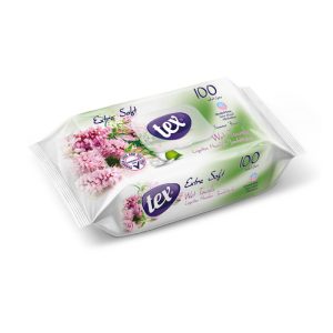 Ponuka - Cena - Predaj TEX hygienické vlhčené utierky Summer Flower s uzatvárateľným klipom 100ks