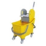 Ponuka - Cena - Predaj Upratovací vozík so žmýkacím lisom 24L - žltý