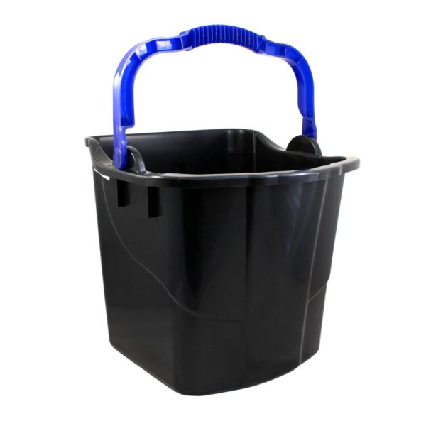 Ponuka - Cena - Predaj Vedro čierne 25L – modré rozlíšenie rúčky