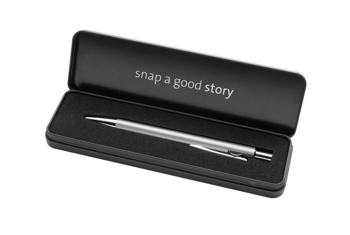 Pelikan - Pero guličkové K10 strieborné Snap Metalic – Obrázok 2