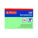Herlitz - Karty do kartotéky A6