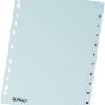 Herlitz - Rozraďovač 1-12 A4 šedý pl