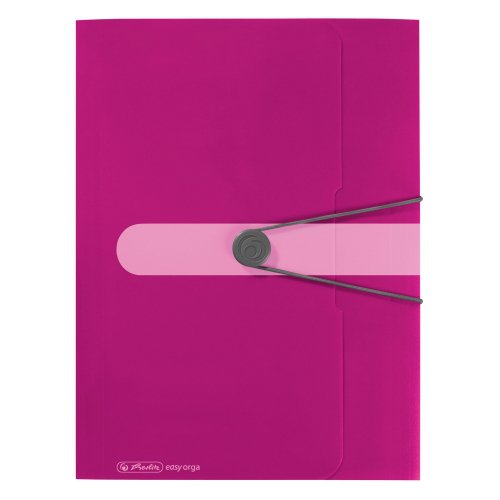Herlitz - Dosky s gumou A4 tmavo ružové Herlitz - Dosky s gumou A4 tmavo ružové