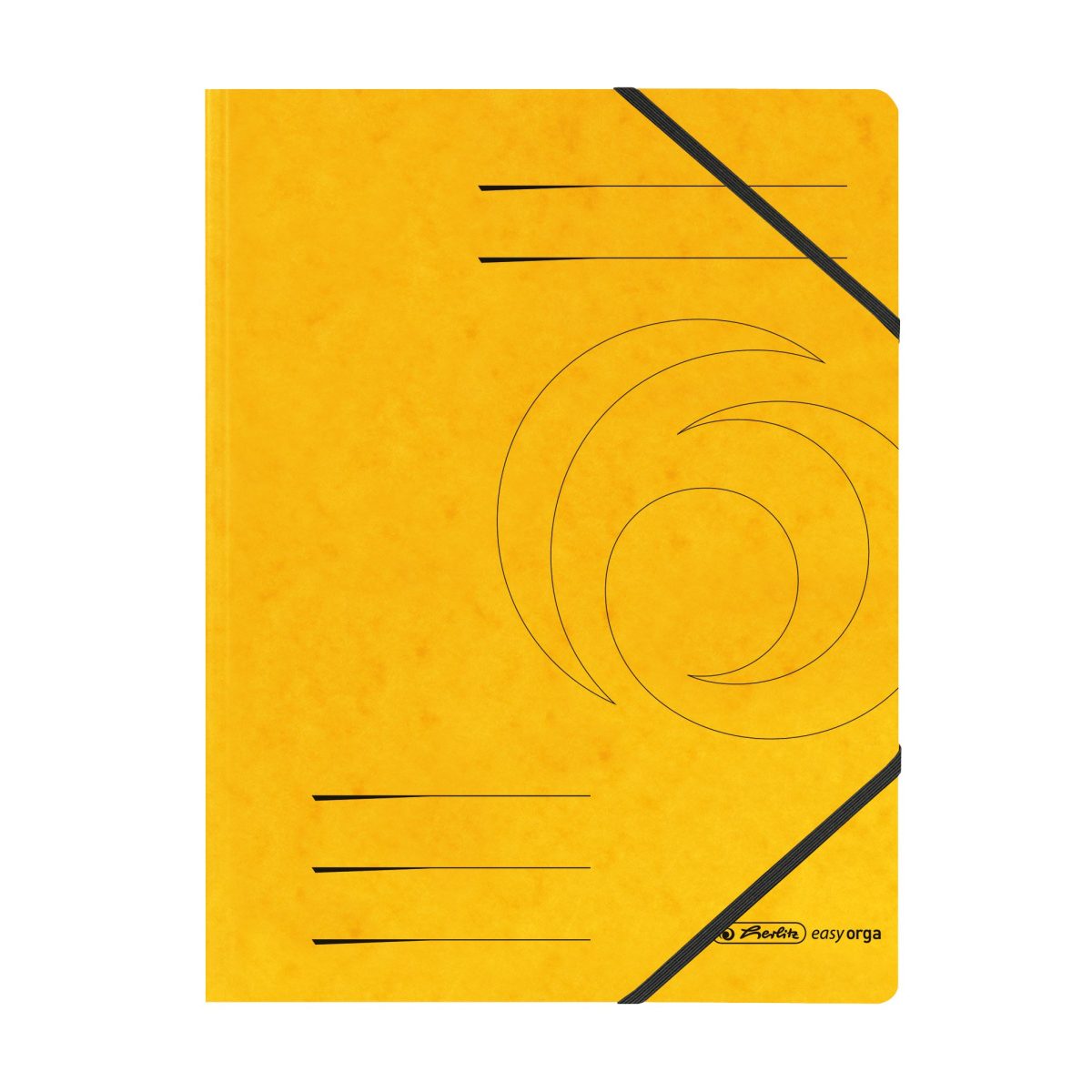 Herlitz - Dosky s gumou A4 žlté Herlitz - Dosky s gumou A4 žlté