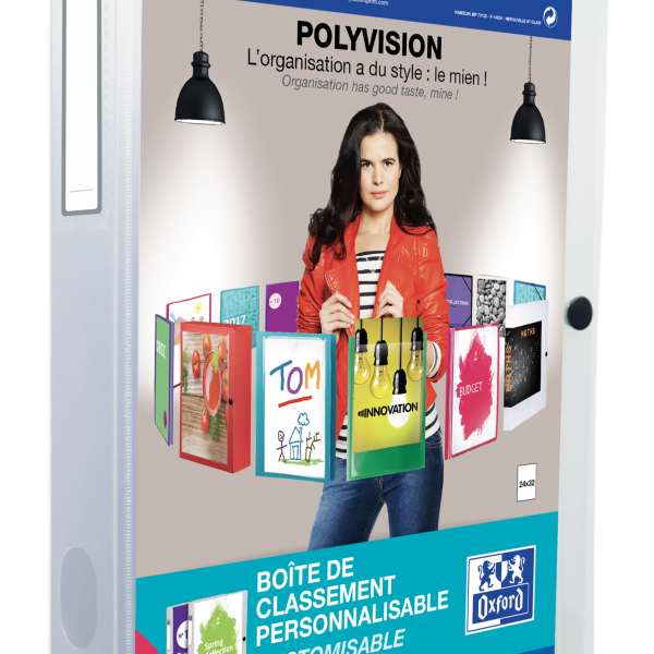 Oxford - Box na spisy Oxford Polyvision A4/4 cm