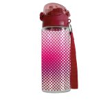 Fľaša na pitie ružová 500 ml