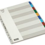 Bantex - Rozraďovač A4+ Bantex 10 farebných listov