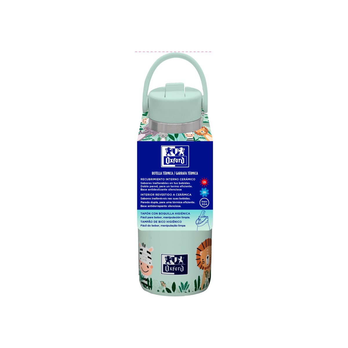 Fľaša na pitie Oxford Kids zelená 350 ml Fľaša na pitie Oxford Kids zelená 350 ml