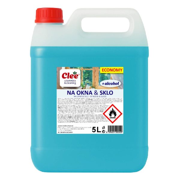 Ponuka - Cena - Predaj CLEE Na okna a sklá s alkoholom 5L