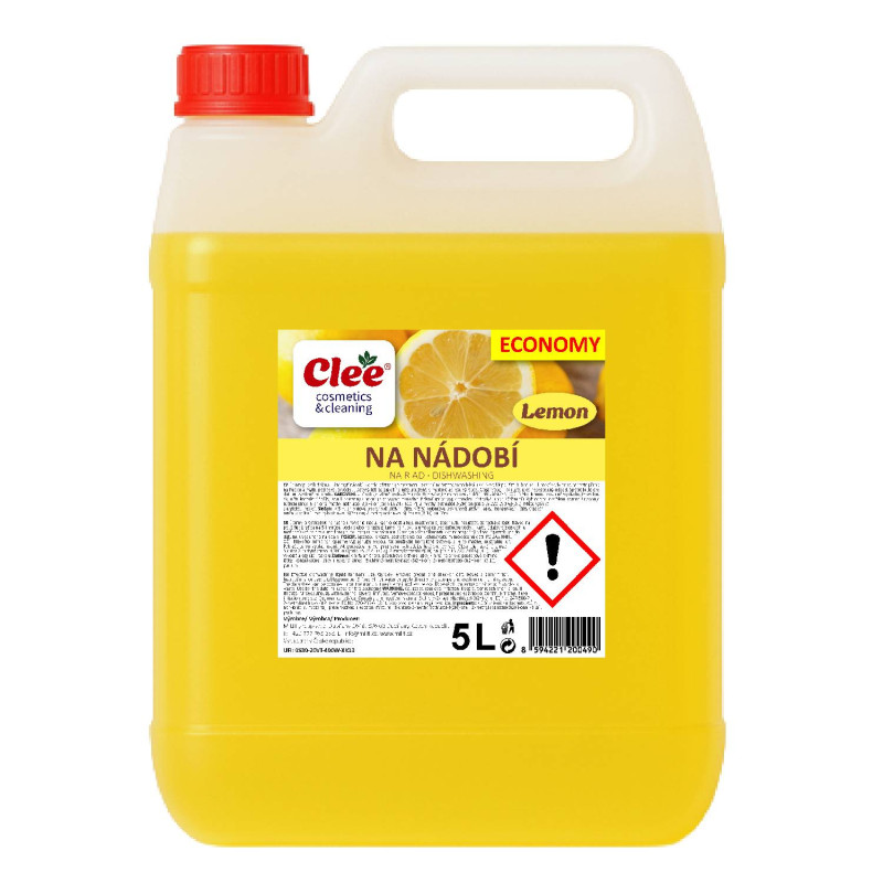 CLEE Na riad LEMON 5l Ponuka - Cena - Predaj CLEE Na riad LEMON 5l
