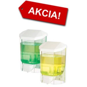Ponuka - Cena - Predaj Dávkovač tekutého mydla TRANSPARENTNÝ 1000 ml