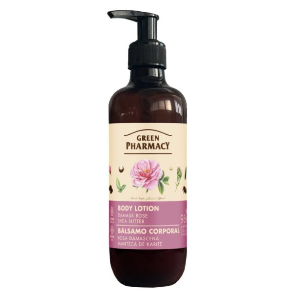 Ponuka - Cena - Predaj Green Pharmacy telové mlieko 400 ml - Damašková ruža a bambucké maslo