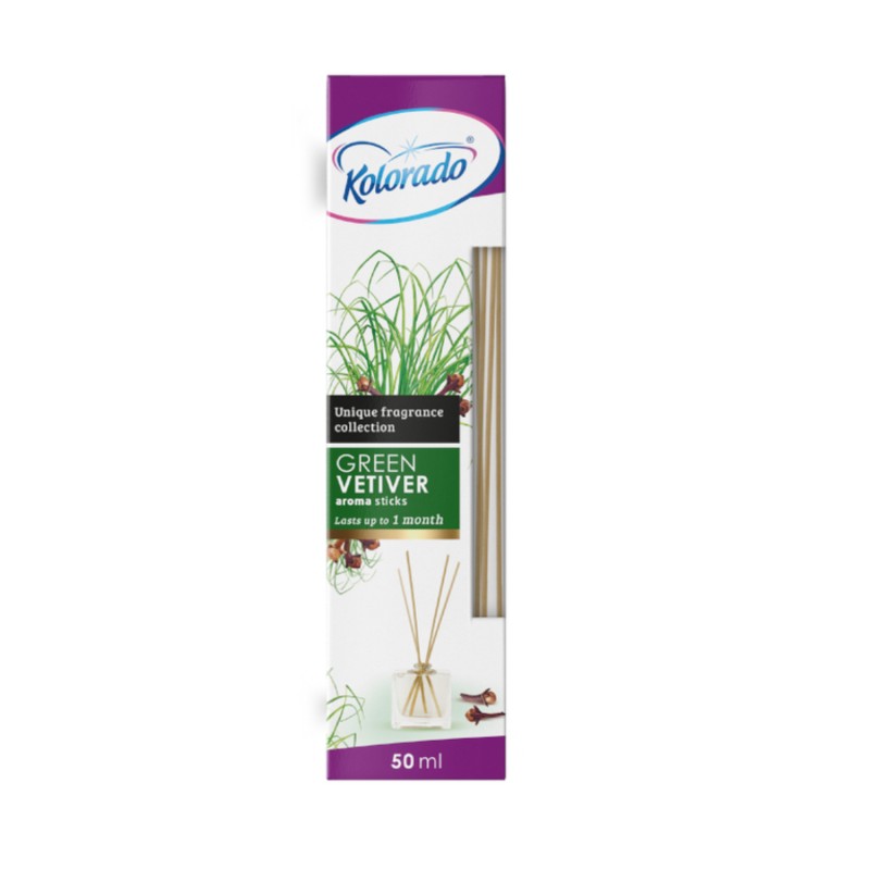 KOLORADO AROMA - Bamboo Stick set zelený vetiver 50ml Ponuka - Cena - Predaj KOLORADO AROMA - Bamboo Stick set zelený vetiver 50ml