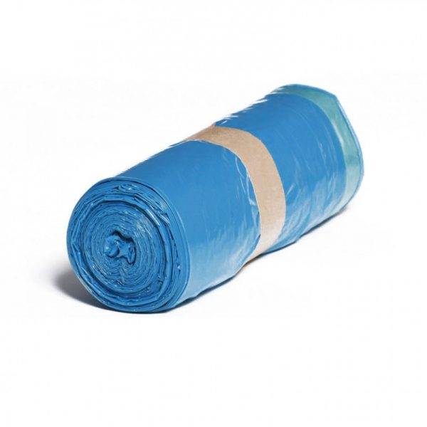 Ponuka - Cena - Predaj LDPE vrecia zaťahovacie modré 700x1100mm/40mic 120L 25 ks