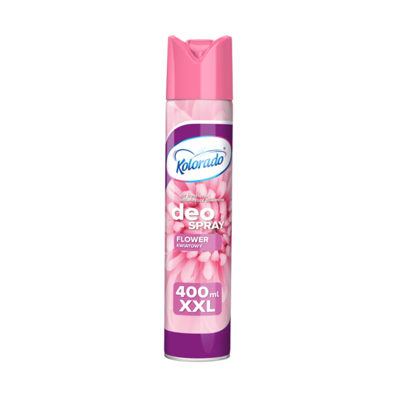 Osviežovač vzduchu XXL Kolorado Deo spray KVETINOVÝ 400ml Ponuka - Cena - Predaj Osviežovač vzduchu XXL Kolorado Deo spray KVETINOVÝ 400ml