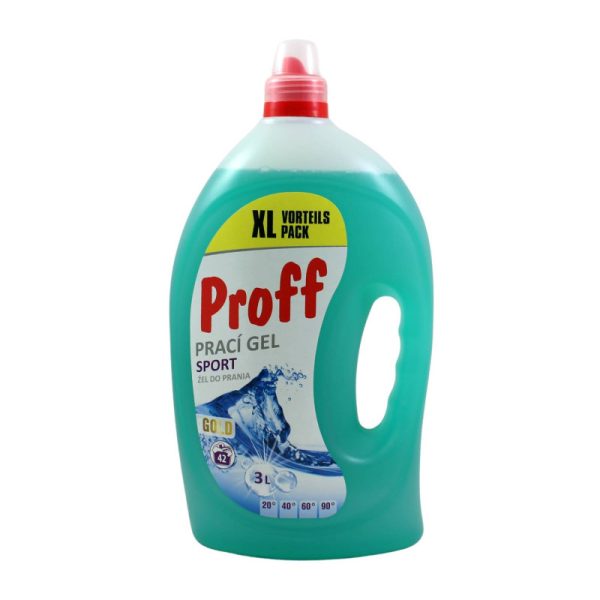 Ponuka - Cena - Predaj PROFF prací gel na pranie SPORT 3L - 42 PD