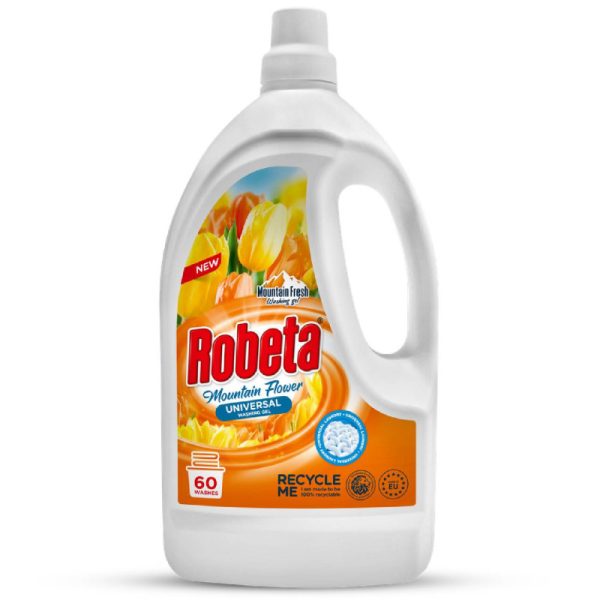 Ponuka - Cena - Predaj ROBETA prací gel UNIVERSAL 3 L - 60 PD