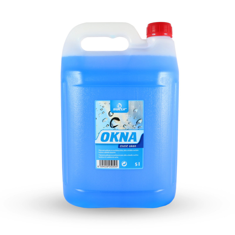 SATUR OKNÁ čistič okien 5L Ponuka - Cena - Predaj SATUR OKNÁ čistič okien 5L