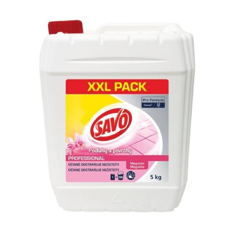 Savo Professional univerzálny čistič na podlahy a povrchy Magnolia 5 kg Ponuka - Cena - Predaj Savo Professional univerzálny čistič na podlahy a povrchy Magnolia 5 kg
