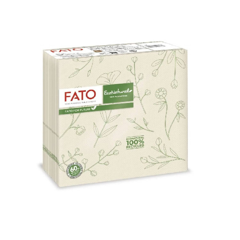 Servítky LUCART FATO ECO NATURAL FLORA Ponuka - Cena - Predaj Servítky LUCART FATO ECO NATURAL FLORA