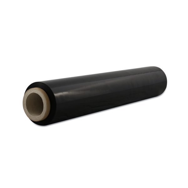 Ponuka - Cena - Predaj Stretch fólia čierna  23mic/500mm  2