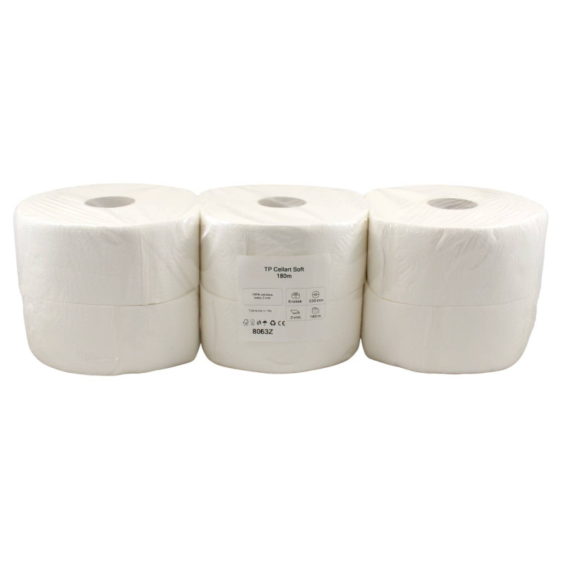 Toaletný papier SOFT JUMBO Ø 23cm Ponuka - Cena - Predaj Toaletný papier SOFT JUMBO Ø 23cm