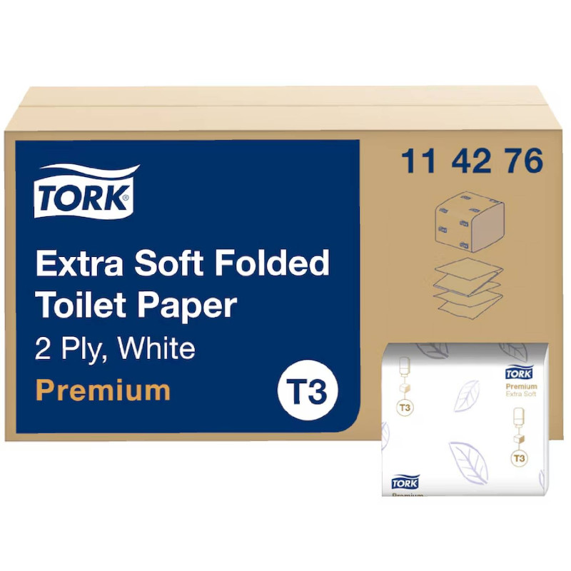 Tork Folded extra jemný toaletný papier Ponuka - Cena - Predaj Tork Folded extra jemný toaletný papier