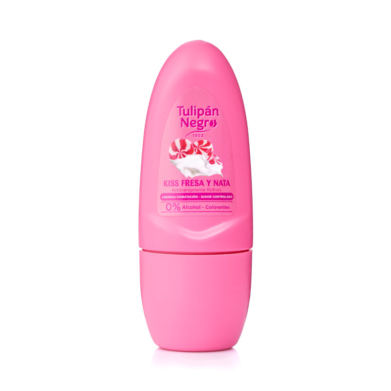 Tulipán Negro Deo Roll On Kiss Fresa Y Nata 50ml Ponuka - Cena - Predaj Tulipán Negro Deo Roll On Kiss Fresa Y Nata 50ml
