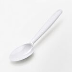Lyžica PP znovu použiteľná biela 18,5 cm