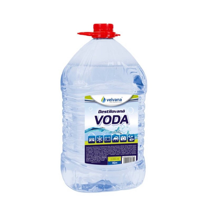 Destilovaná voda VELVANA 5L Ponuka - Cena - Predaj Destilovaná voda VELVANA 5L