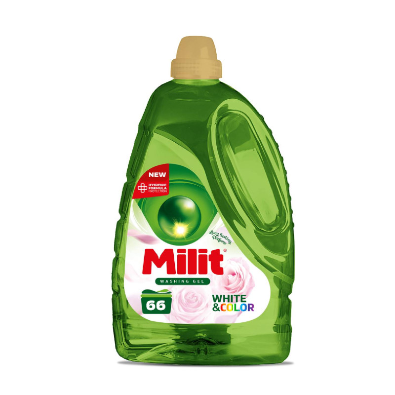 MILIT prací gél WHITE & COLOR 2 Ponuka - Cena - Predaj MILIT prací gél WHITE & COLOR 2