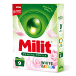 Ponuka - Cena - Predaj MILIT prací prášok WHITE & COLOR 585g - 9PD