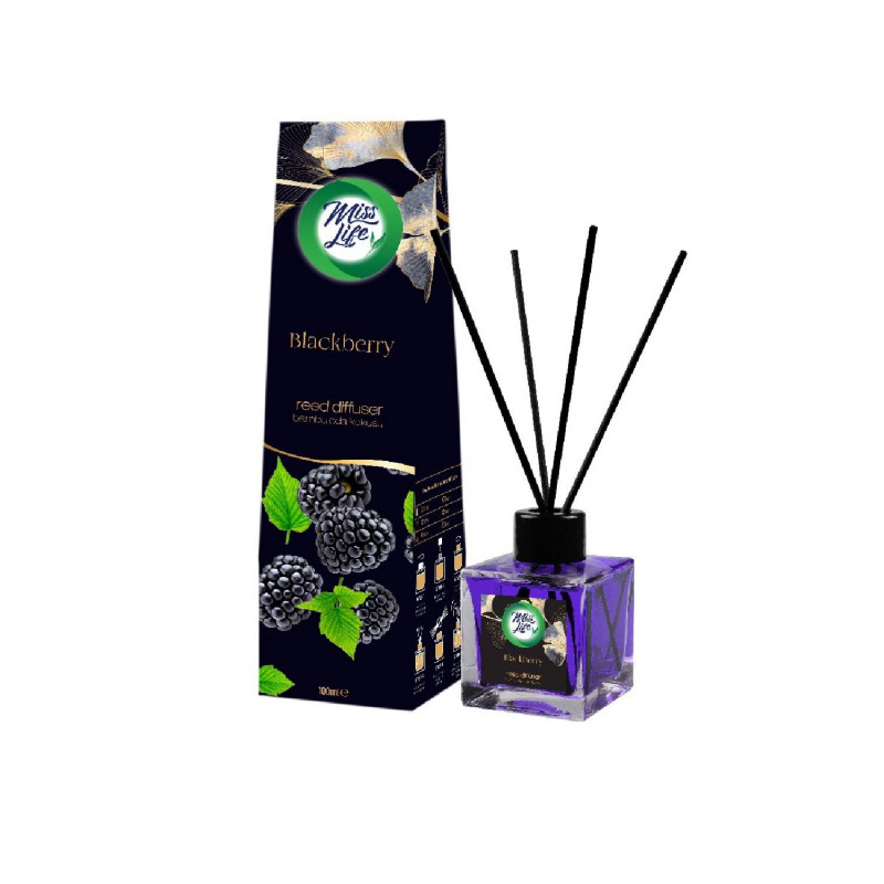 Miss Life Bamboo stick osviežovač 100ml Blackberry Ponuka - Cena - Predaj Miss Life Bamboo stick osviežovač 100ml Blackberry