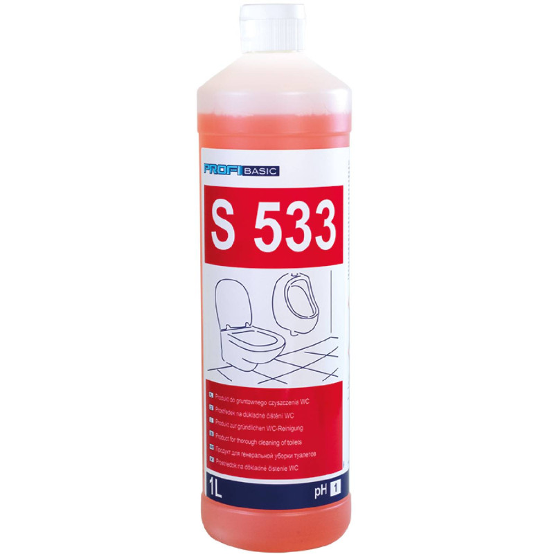 PROFIBASIC S 533 1L PROFIBASIC S 533 1L profesionálny kyselinový čistič sanitárnych zariadení