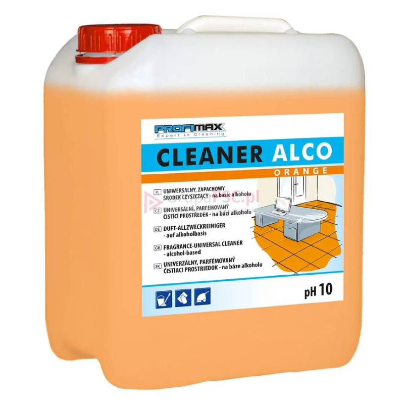 PROFIMAX CLEANER ALKO ORANGE univerzálny čistiaci prostriedok 5L Ponuka - Cena - Predaj PROFIMAX CLEANER ALKO ORANGE univerzálny čistiaci prostriedok 5L