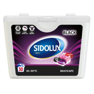 Ponuka - Cena - Predaj SIDOLUX Multicaps Black – 30ks
