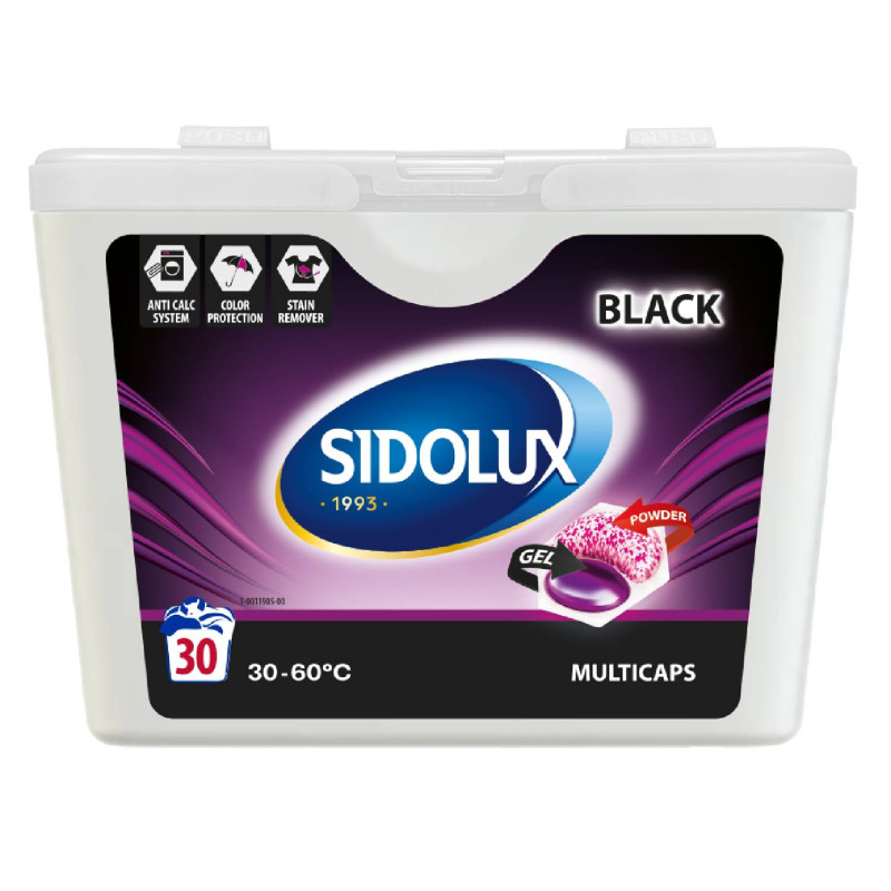 SIDOLUX Multicaps Black – 30ks Ponuka - Cena - Predaj SIDOLUX Multicaps Black – 30ks