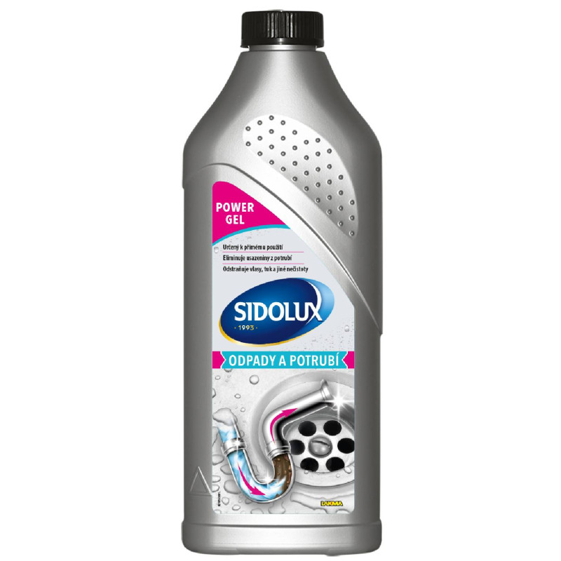 SIDOLUX Professional gélový čistič odpadov a potrubia 1000ml Ponuka - Cena - Predaj SIDOLUX Professional gélový čistič odpadov a potrubia 1000ml