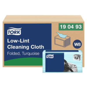 Ponuka - Cena - Predaj Tork Low-Lint čistiaca utierka tyrkysová W8 – 1x75 ks