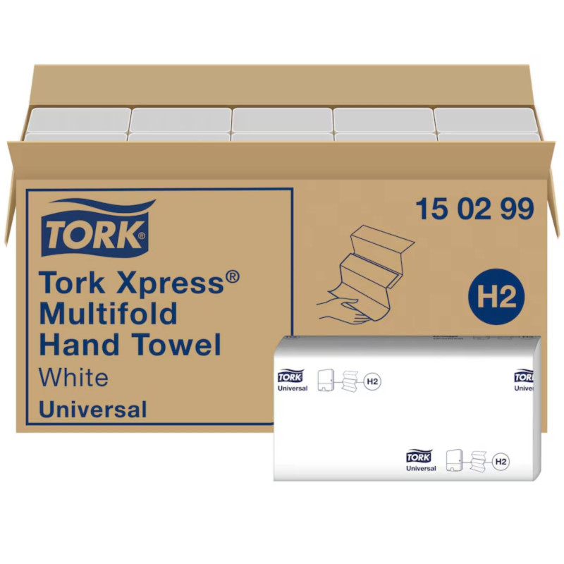 Tork Xpress® MULTIFOLD ekonomické papierové utierky H2 Tork Xpress papierové utierky H2 MULTIFOLD 4740 ks