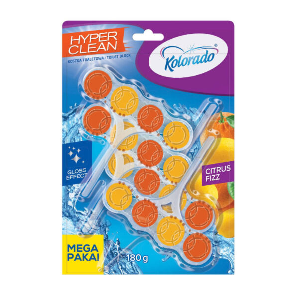Ponuka - Cena - Predaj WC blok Kolorado Hyper Clean CITRUS FIZZ 4x45g