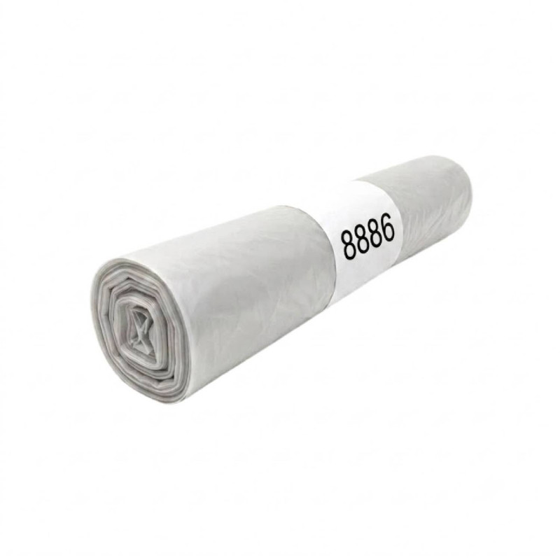 LDPE vrecia transparentné 800x1100/0 LDPE vrecia na odpad 130 l transparentné