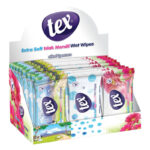 TEX vlhčené utierky Soft Color Mix 15 ks