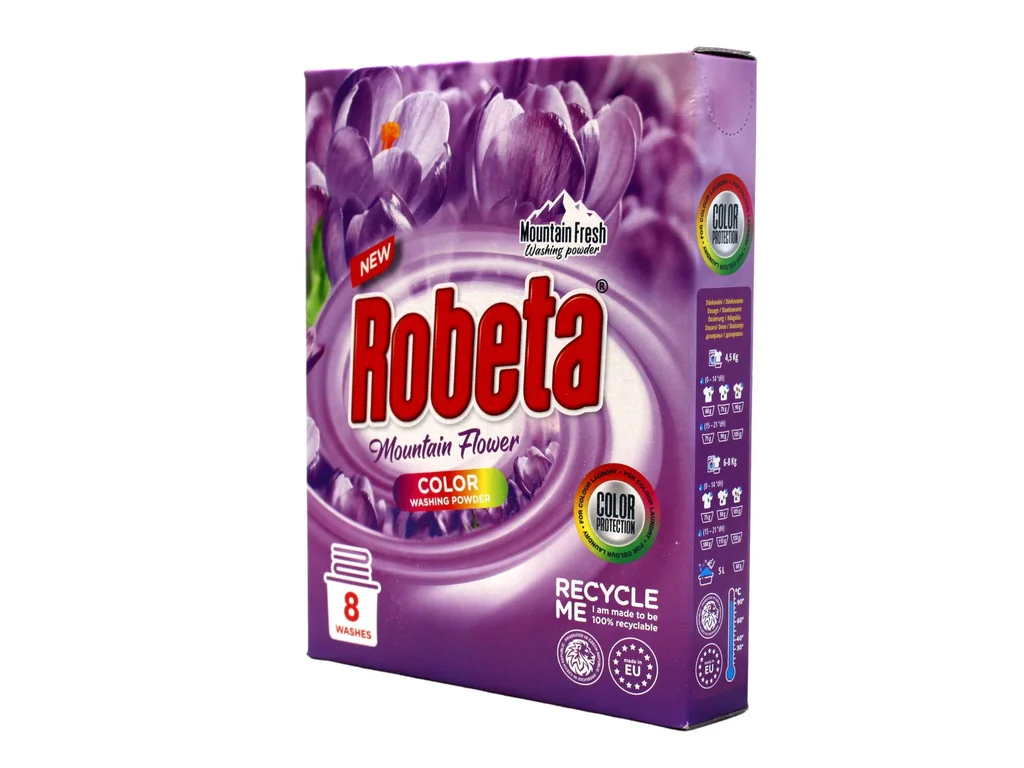 ROBETA prací prášok ROBETA prací prášok COLOR 600g - 8 PD – Obrázok 1