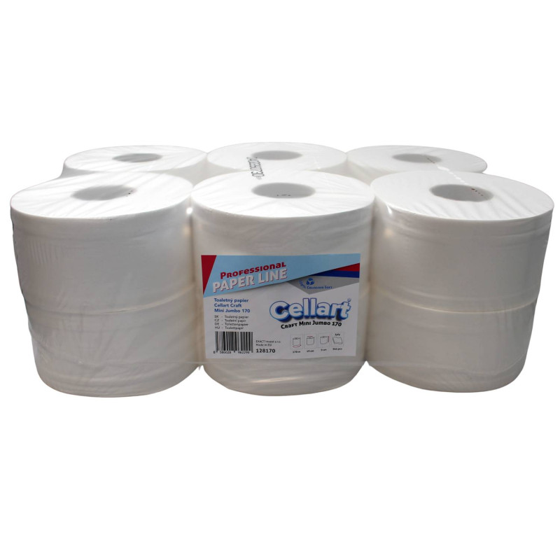 Toaletný papier Cellart Craft Mini Jumbo 170 – 12ks Ponuka - Cena - Predaj Toaletný papier Cellart Craft Mini Jumbo 170 – 12ks